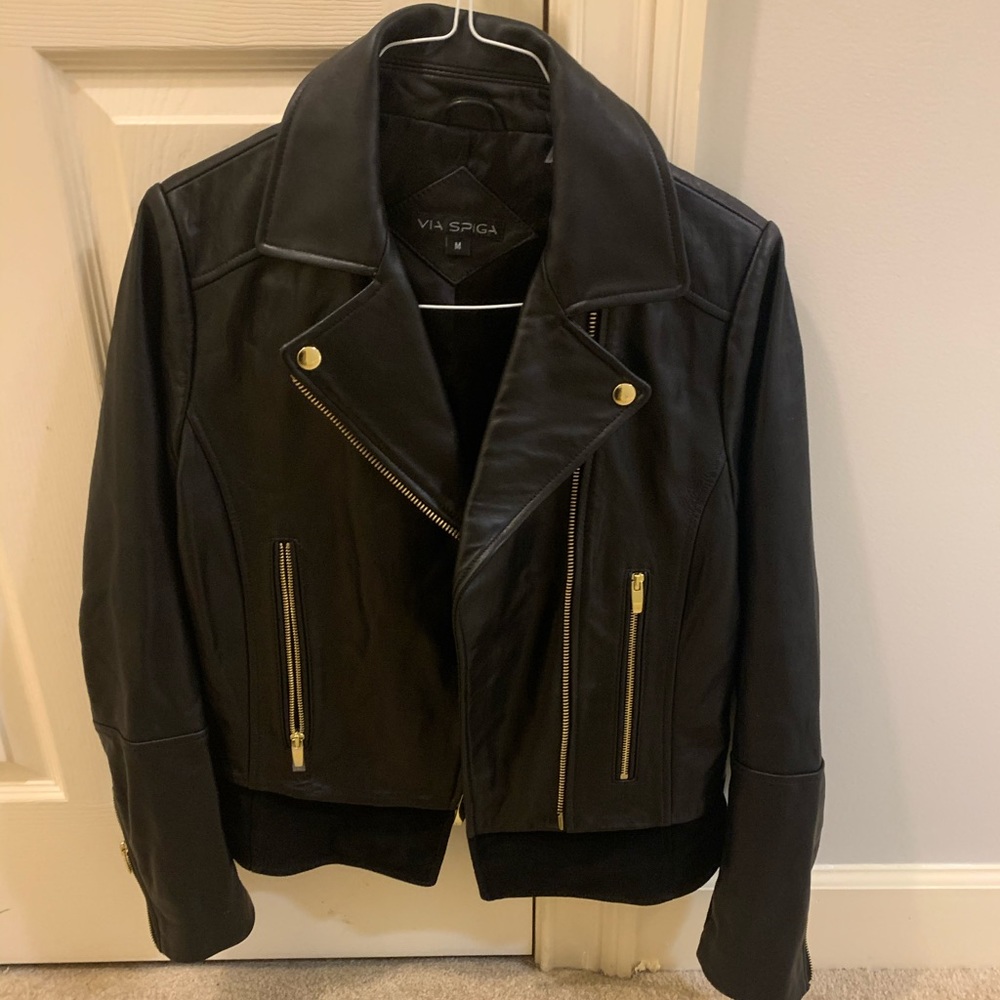 Real leather jacket